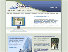Tablet Screenshot of custompromotionsinc.com